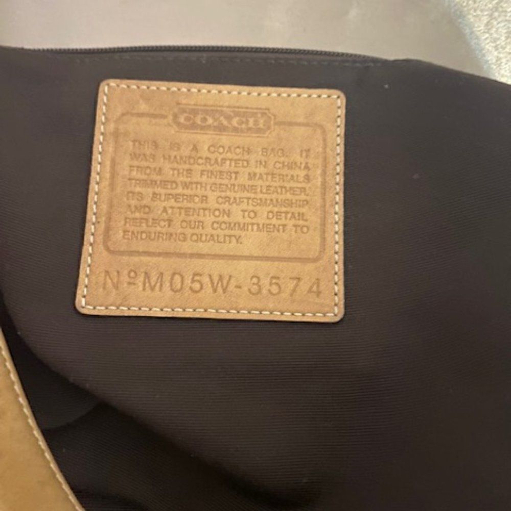 Coach Signature Jacquard Canvas and Leather Soho Duffle Bag M05W-3574 - Picture 7 of 7